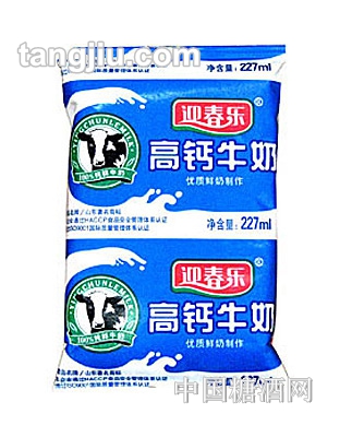 迎春樂(lè)高鈣牛奶227ml