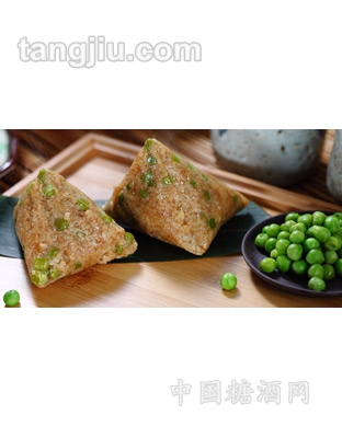 豌豆臘肉粽