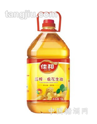 佳和壓榨一級花生油5L