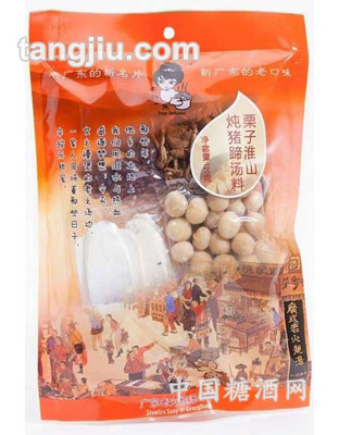 愛湯一族栗子淮山燉豬蹄湯料120g