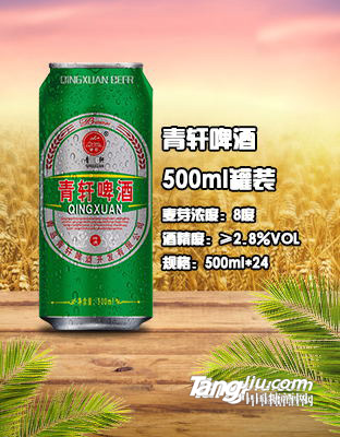 青軒易拉罐500ml