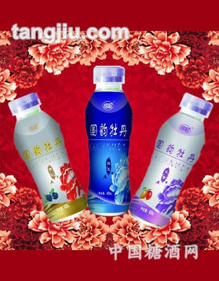 花卉飲品，國韻牡丹