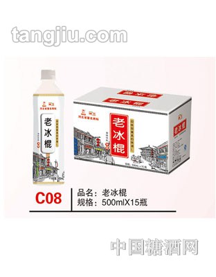 C08 品名：老冰棍 規格：500mlx15瓶