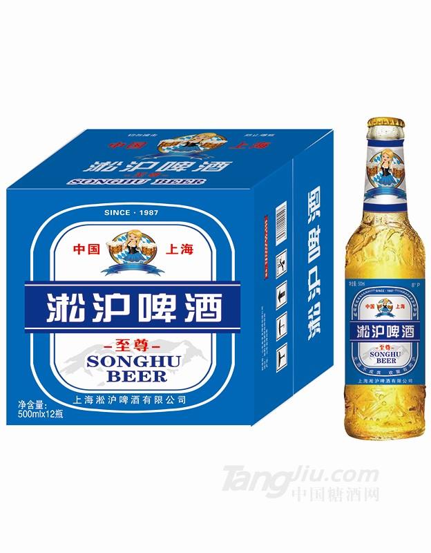 淞滬啤酒瓶裝500mlx12（藍(lán)）