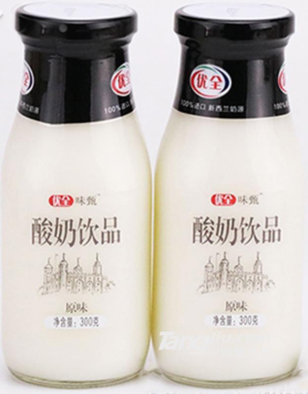 優(yōu)全味甄酸奶飲品玻璃瓶300g