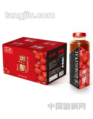 原創(chuàng)棗釀430ml【果、谷】雙纖維飲料