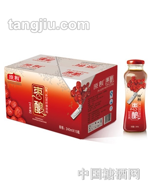 原創(chuàng)棗釀【果、谷】雙纖維飲料240ml