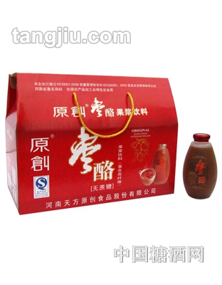 原創(chuàng)無蔗糖棗酪高纖維飲料