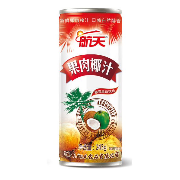 植物蛋白飲料航天果肉椰汁