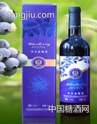 華龍藍(lán)莓酒750ml