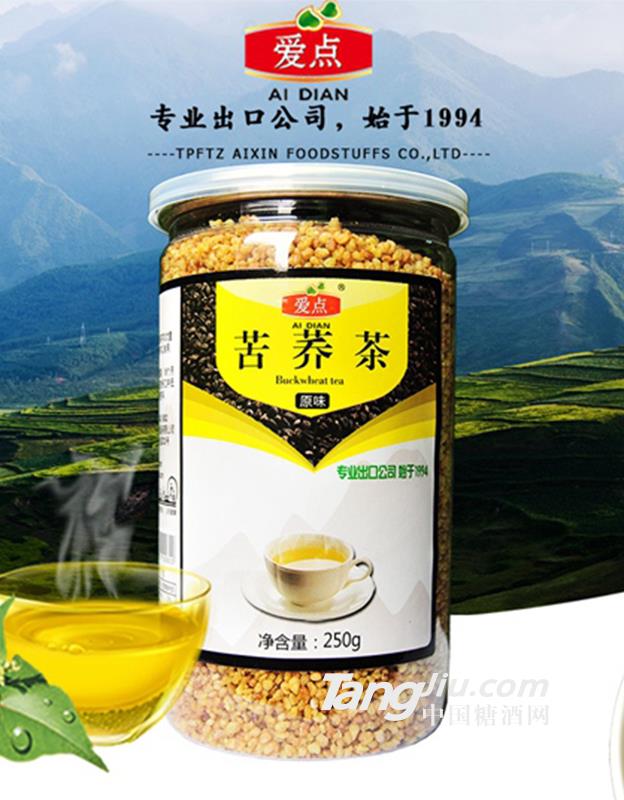 愛點(diǎn)黑苦蕎茶原味罐-250g