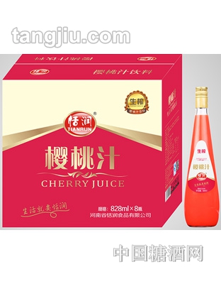 恬潤櫻桃汁飲料828ml