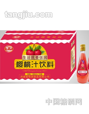 恬潤櫻桃汁飲料350ml