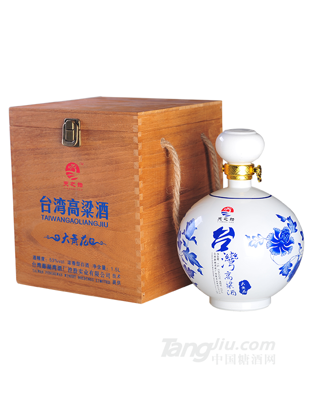 臺(tái)灣高粱酒-大青花瓷53度1500ml