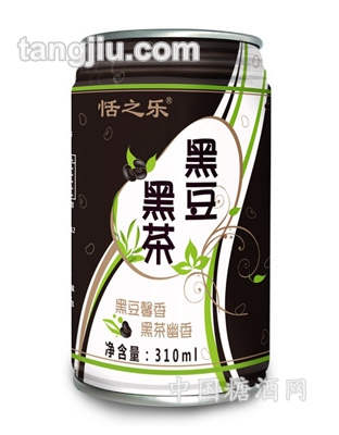 恬之樂黑豆黑茶飲料310ml