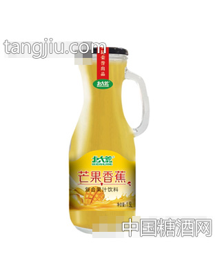 北大荒芒果香蕉復(fù)合果汁飲料1.5L手柄瓶