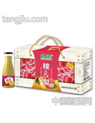 北大荒桃梨復(fù)合果汁飲料300mlx8瓶