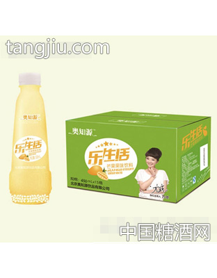 奧知源樂生活芒果風(fēng)味飲料450mlx15瓶