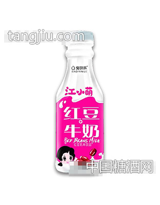 江小萌紅豆+牛奶乳味飲品468ml