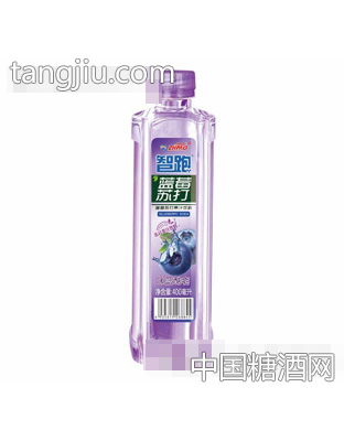 智跑藍莓蘇打水400ml