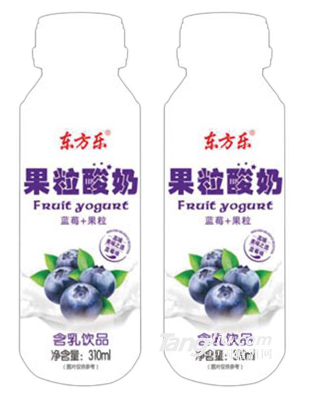 東方樂 果粒酸奶 草莓340ML