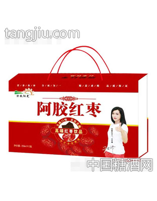 津牧陽(yáng)光阿膠紅棗飲品250mlX12