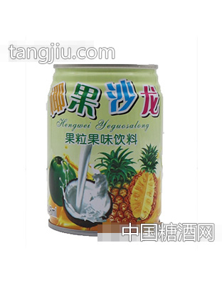 椰果沙龍果粒果汁飲料248ml