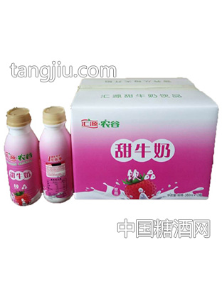 匯源農(nóng)谷草莓味甜牛奶飲品