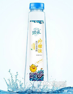 踏浪-檸檬味蘇打水-500ml