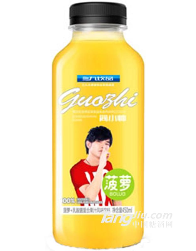 三九飲品簡小帥菠蘿乳酸菌復合果汁飲料450ml