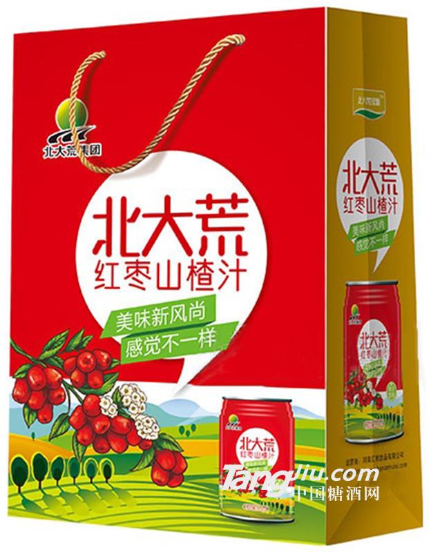 北大荒紅棗山楂汁 果汁飲料手提袋