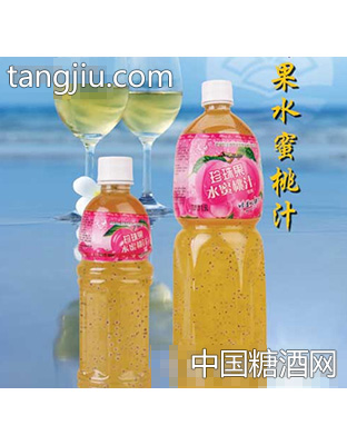 長(zhǎng)力珍珠果水蜜桃汁飲料