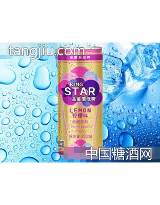 金星泡泡啤檸檬味碳酸飲料330ml