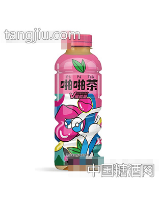 啪啪茶維能量蜜桃味茶飲料500ml