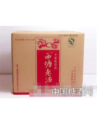 西塘老酒紅標(biāo)十年陳500MLX12瓶