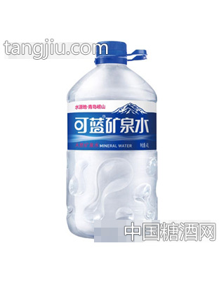 可藍(lán)礦泉水4L