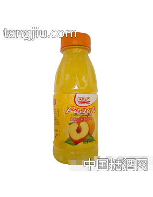 快樂王子黃桃汁果粒飲料300ml