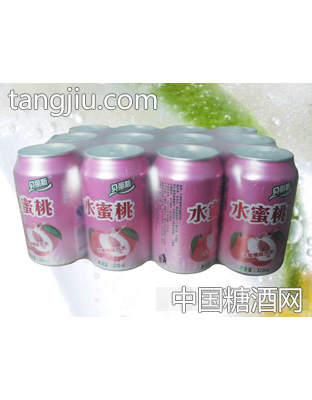 貝麗斯水蜜桃味碳酸飲料12罐320ml