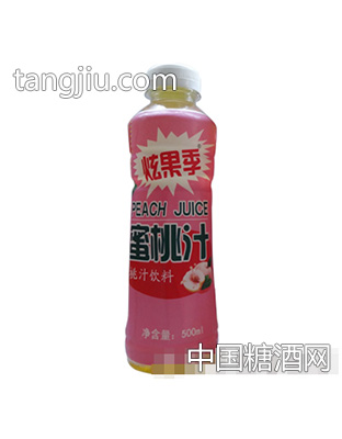 炫果季蜜桃汁500ml