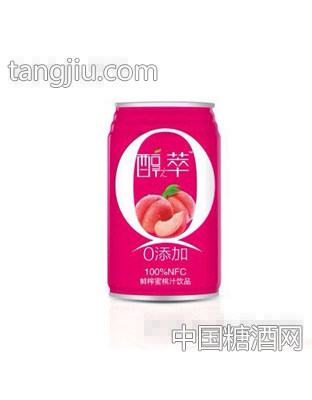 和才醇萃0添加99%NFC鮮榨蜜桃汁飲品