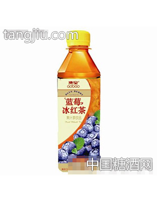 藍莓果汁冰紅茶500ml