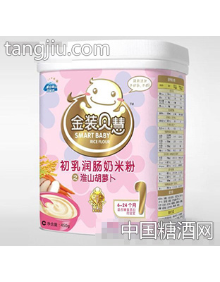 450克初乳潤(rùn)腸奶米粉之淮山胡蘿卜