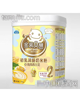 450克初乳潤(rùn)腸奶米粉之雞肉西蘭花