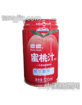 儂儂蜜桃汁飲料320ml