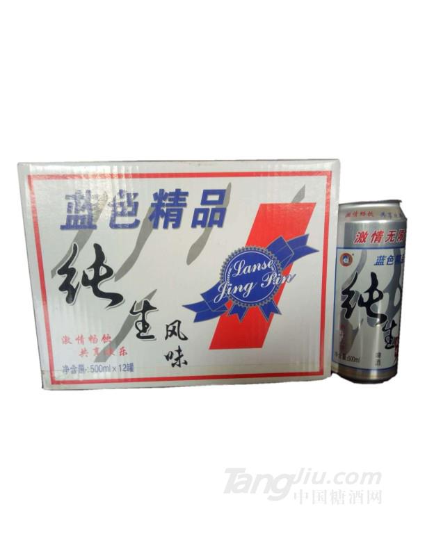 藍色精品純生風味500ml×12罐