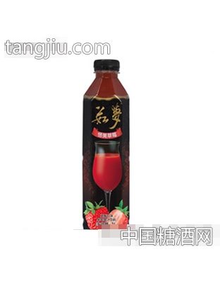 上好佳茹夢草莓口味混合果肉果汁1000ml