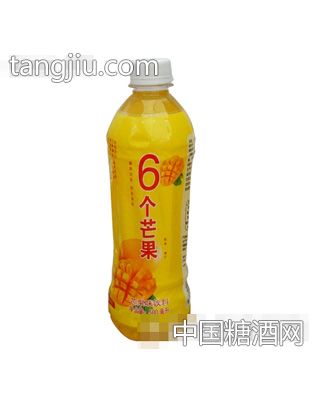 唐人福6個(gè)芒果果味飲料500ml