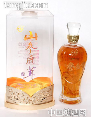 山參鹿茸酒水晶盒