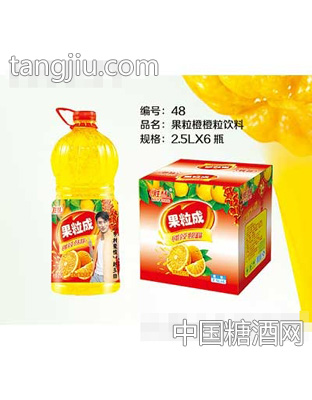 果多多粒粒橙橙粒飲料2.5L×6瓶