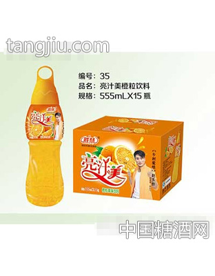 果多多亮汁美橙粒飲料555ml×15瓶